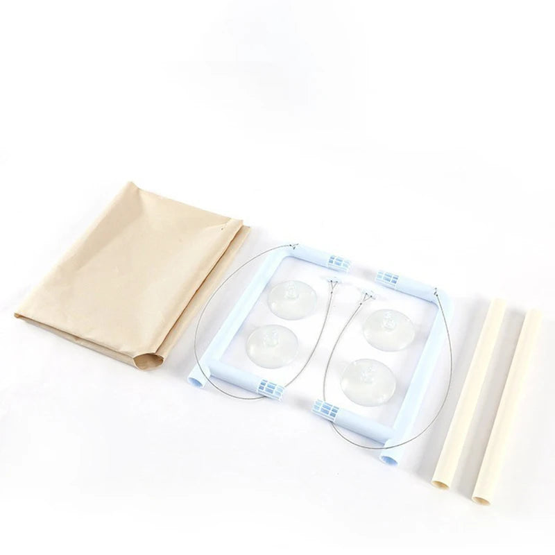 Hamac pour chat – Lit suspendu aérien pour chat, maison/couchette pour chaton, cadre d'escalade, repose-sol ensoleillé pour fenêtre, nid supportant 20 kg – Accessoires pour animaux