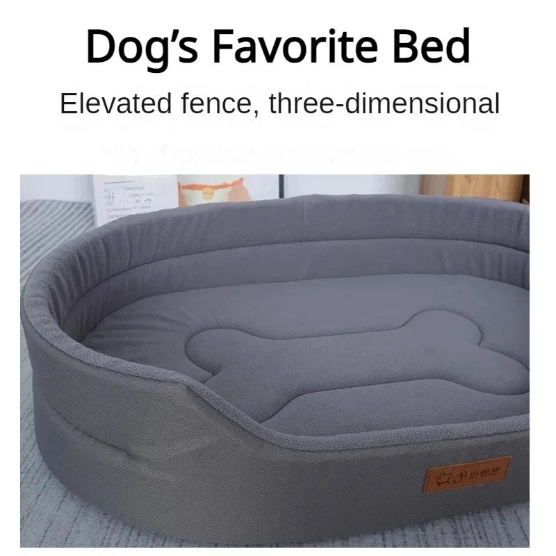 Coussin pour chien – Lit d'hiver pour animaux, canapé pour grands chiens, couverture moelleuse pour taille moyenne, accessoires pour animaux, tapis, fournitures pour chiots et chats, petites et grandes tailles