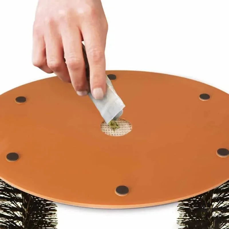 Arche de jouet pour chat – Auto-toilettage, massage et brossage, coussin à gratter, jouet interactif pour chat – Pamper Feline