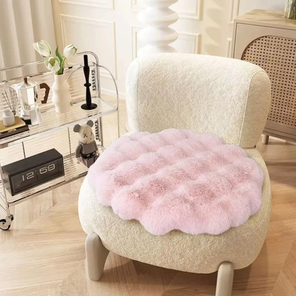 Nouveau tapis rond pour chat et chien – Base antidérapante, isolant, coussin lavable et couverture pour animaux