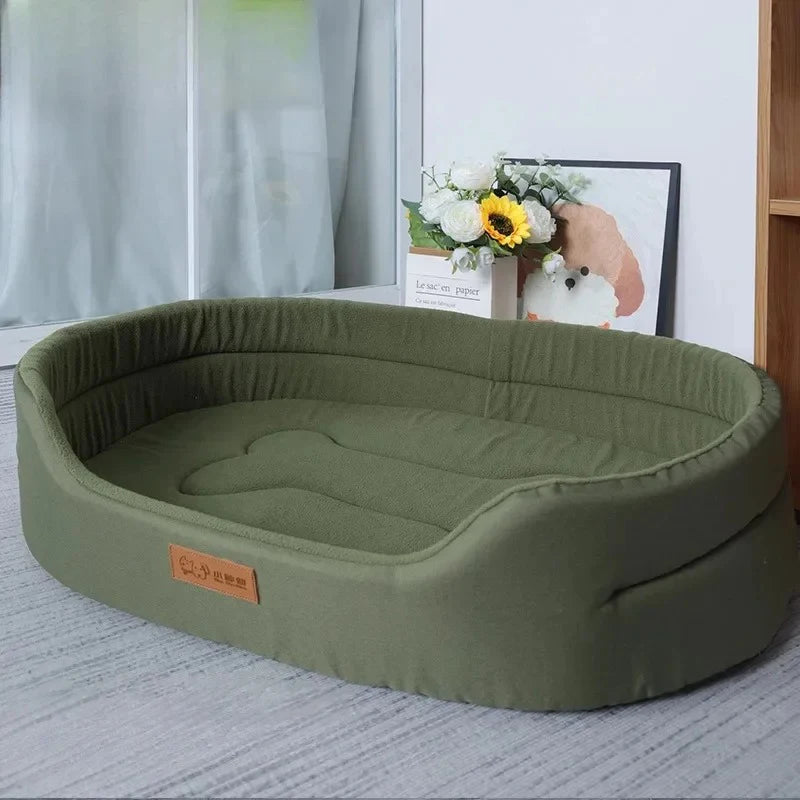 Coussin pour chien – Lit d'hiver pour animaux, canapé pour grands chiens, couverture moelleuse pour taille moyenne, accessoires pour animaux, tapis, fournitures pour chiots et chats, petites et grandes tailles
