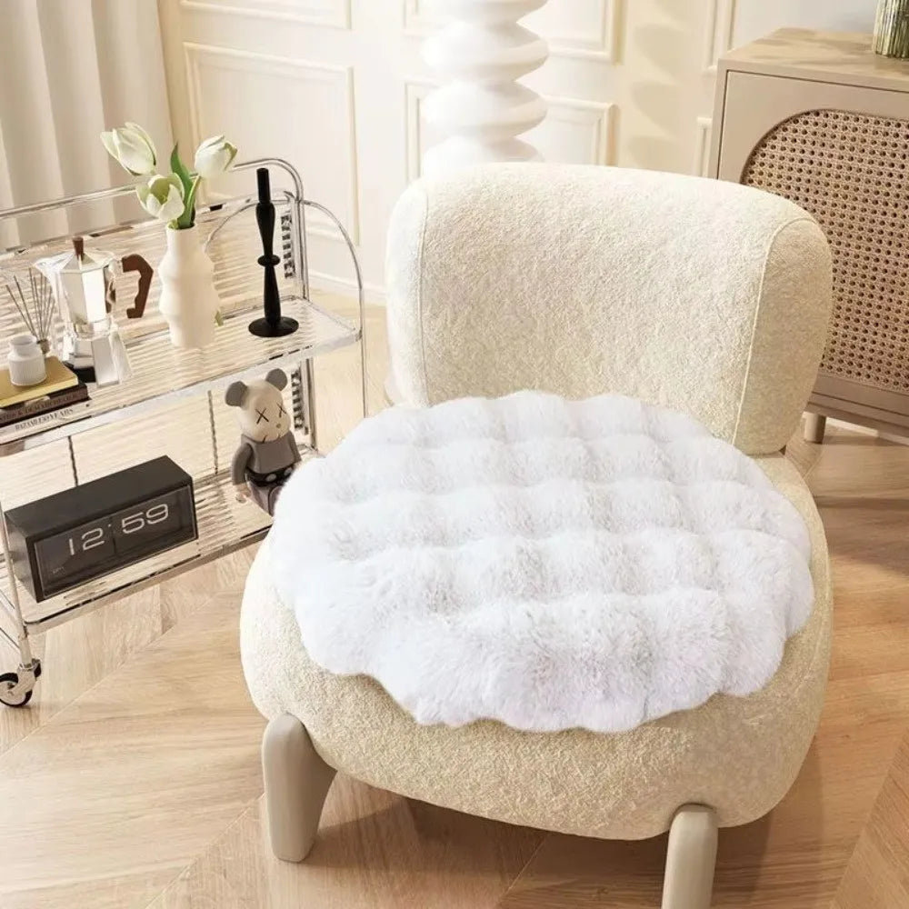 Nouveau tapis rond pour chat et chien – Base antidérapante, isolant, coussin lavable et couverture pour animaux